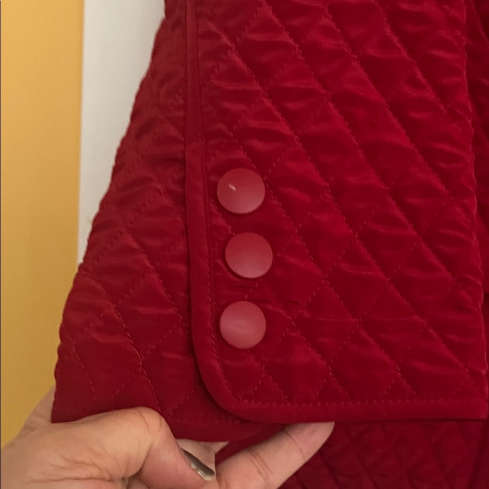 Talbots Red Quilted Puffer Jacket - Picture 7 of 7